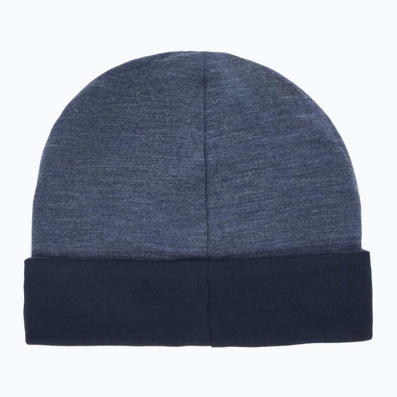 Smartwool Merino fordítható téli sapka, hajtókás, nightfall blue/mély tengerészkék 2