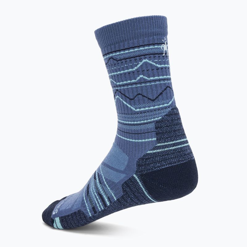 Smartwool Hike Light Cushion Mountain Pattern Crew zokni nightfall blue 2