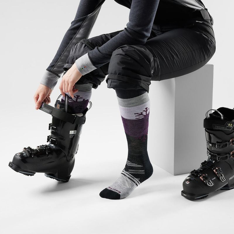 Női sízokni Smartwool Ski Full Cushion Snowpocalypse OTC lila eclipse 2