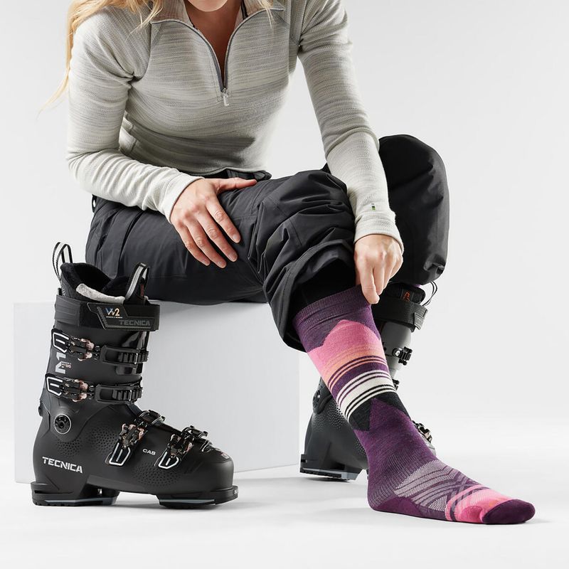 Női sízokni Smartwool Ski Targeted Cushion Pattern OTC lila írisz 2