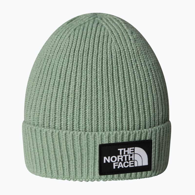The North Face logós dobozos, mandzsettás gyermek téli sapka