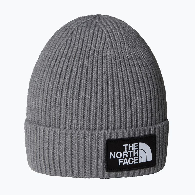 The North Face logós dobozos, mandzsettás gyermek téli sapka