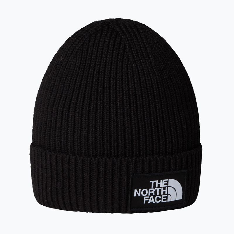 The North Face logós dobozos, mandzsettás gyermek téli sapka