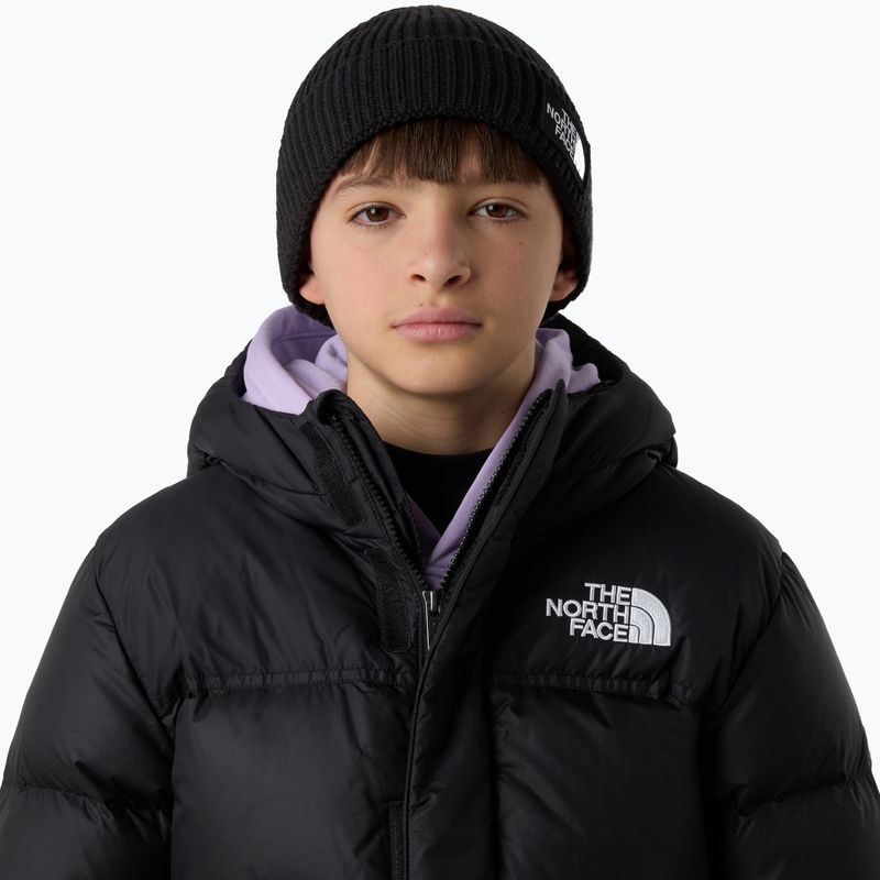 The North Face logós dobozos, mandzsettás gyermek téli sapka 3