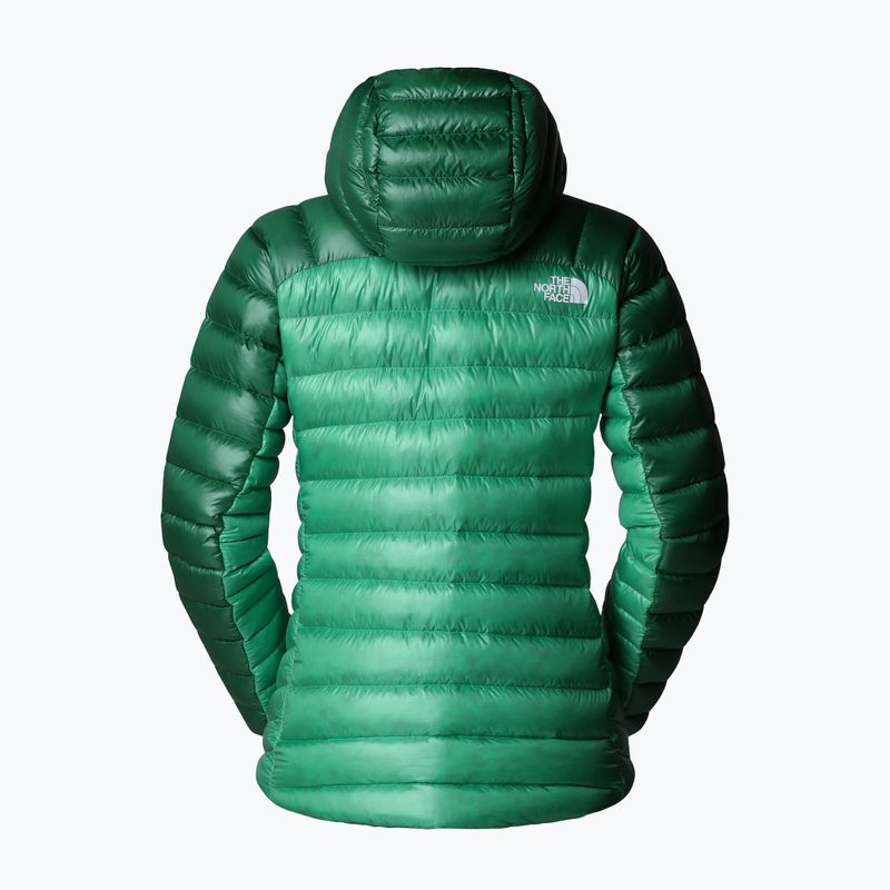 Női pehelydzseki The North Face Summit Breithorn Hoodie nebula green/evergreen 6
