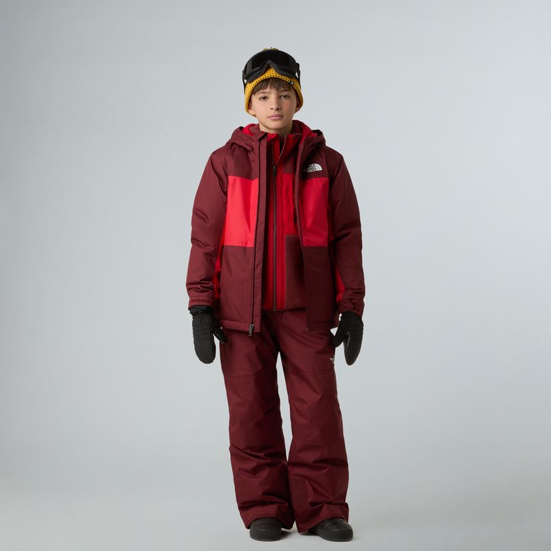 Gyerek sídzseki The North Face Freedom Insulated sumac/vörös 2