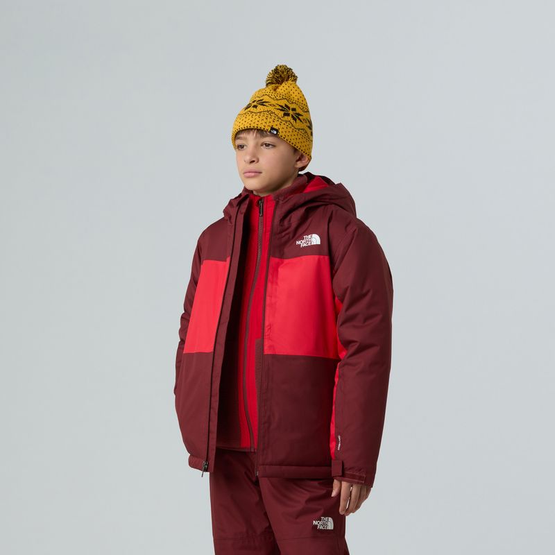 Gyerek sídzseki The North Face Freedom Insulated sumac/vörös 4