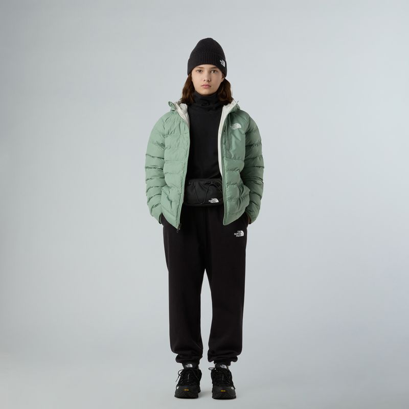 Gyerek The North Face Reversible Perrito kapucnis pehelydzseki, slate moss 2