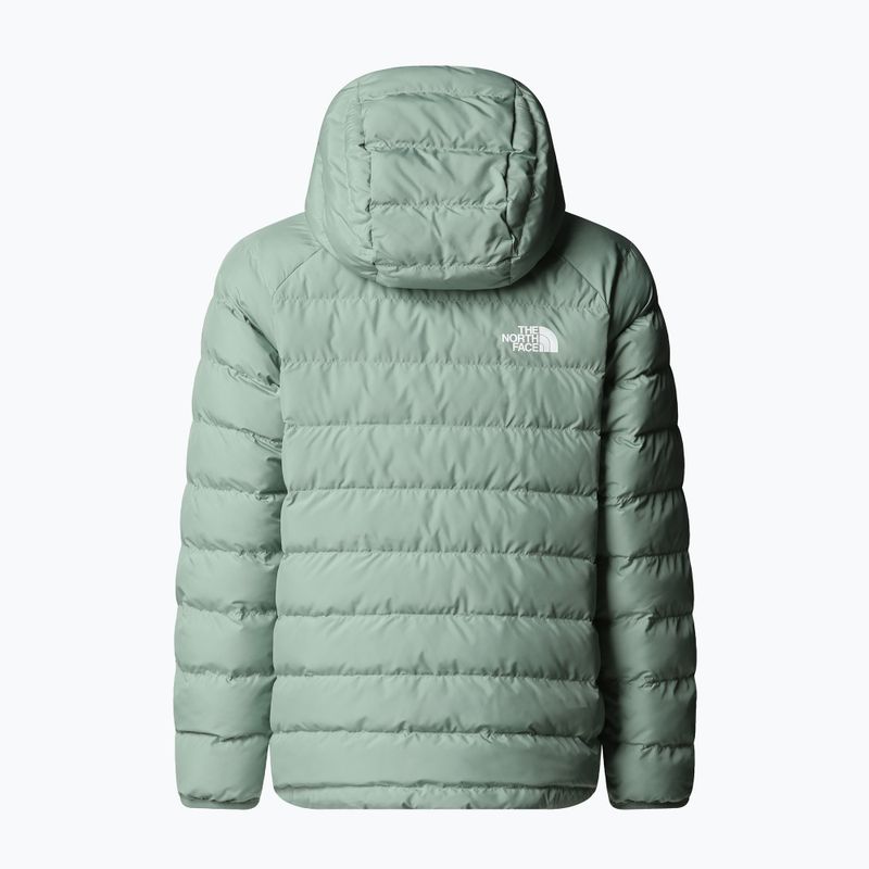Gyerek The North Face Reversible Perrito kapucnis pehelydzseki, slate moss 7