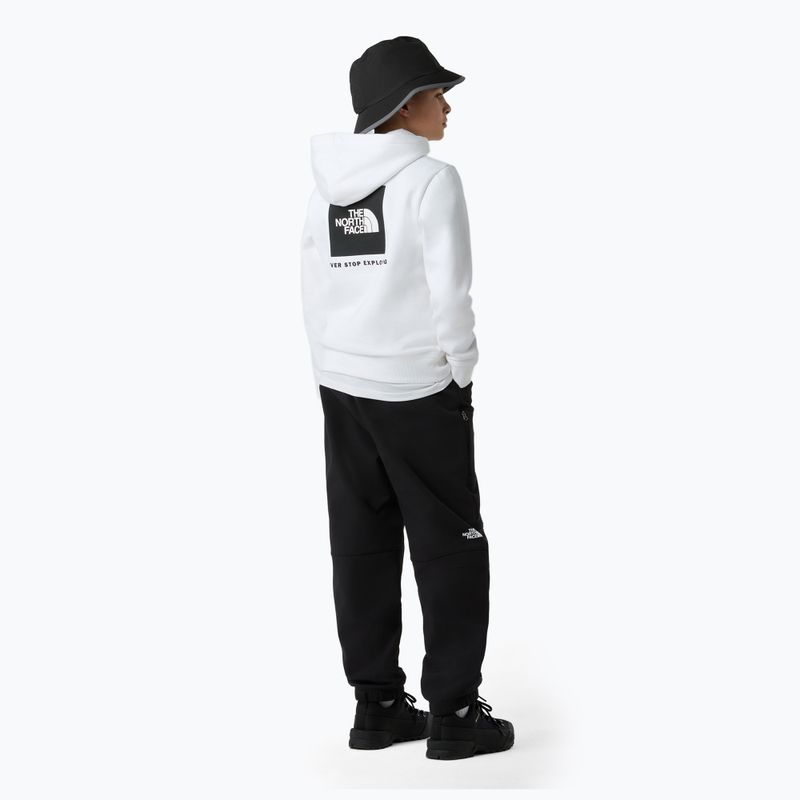 Gyermek pulóver The North Face Teen Redbox Regular P/O fehér/fekete 5