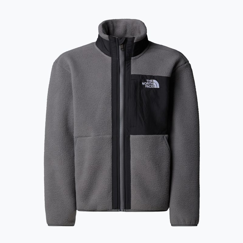 Gyermek gyapjú pulóver The North Face Yumiori Full Zip füstölt gyöngyház/fekete 5