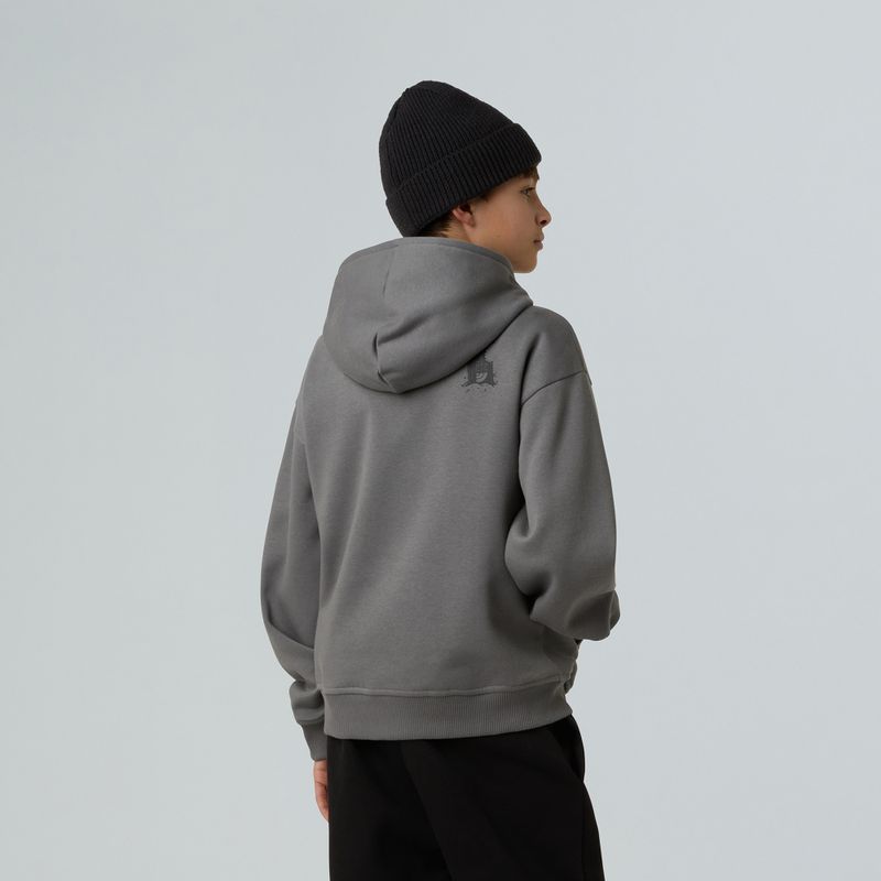 Gyerek pulóver The North Face Sports Oversized Hoodie Graphic smoked pearl 3