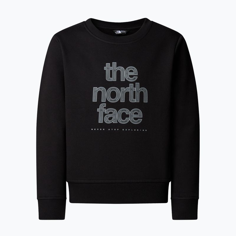 Női pulóver The North Face Reflective Logo Relaxed Crew fekete 4