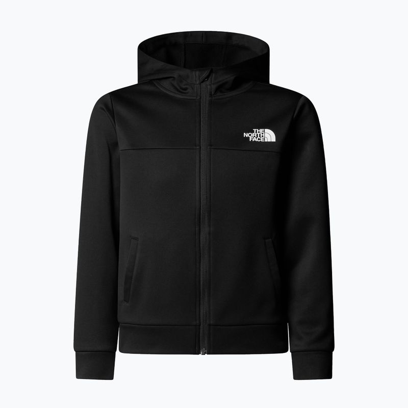 The North Face Teen Reaxion Full Zip Hoodie gyerek pulóver tnf black