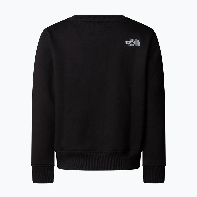 Férfi pulóver The North Face Reflective Logo Relaxed Crew fekete 5