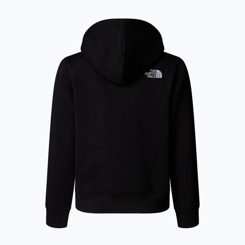 Gyerek pulóver The North Face Teen Drew Peak Pullover Hoodie fekete 2
