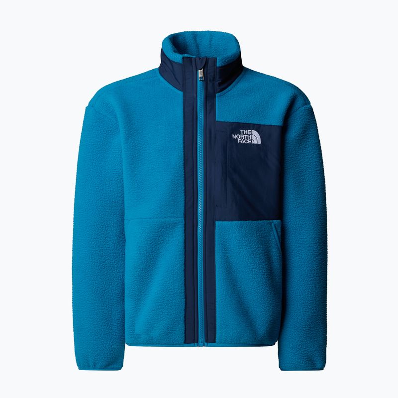 Gyermek gyapjú pulóver The North Face Yumiori Full Zip szürkéskék/summit navy 5