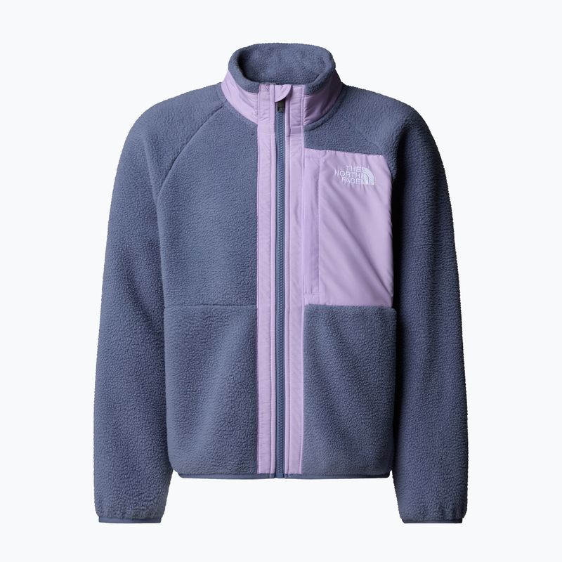 Gyermek gyapjú pulóver The North Face Yumiori Full Zip twilight galaxy/lite lila 5