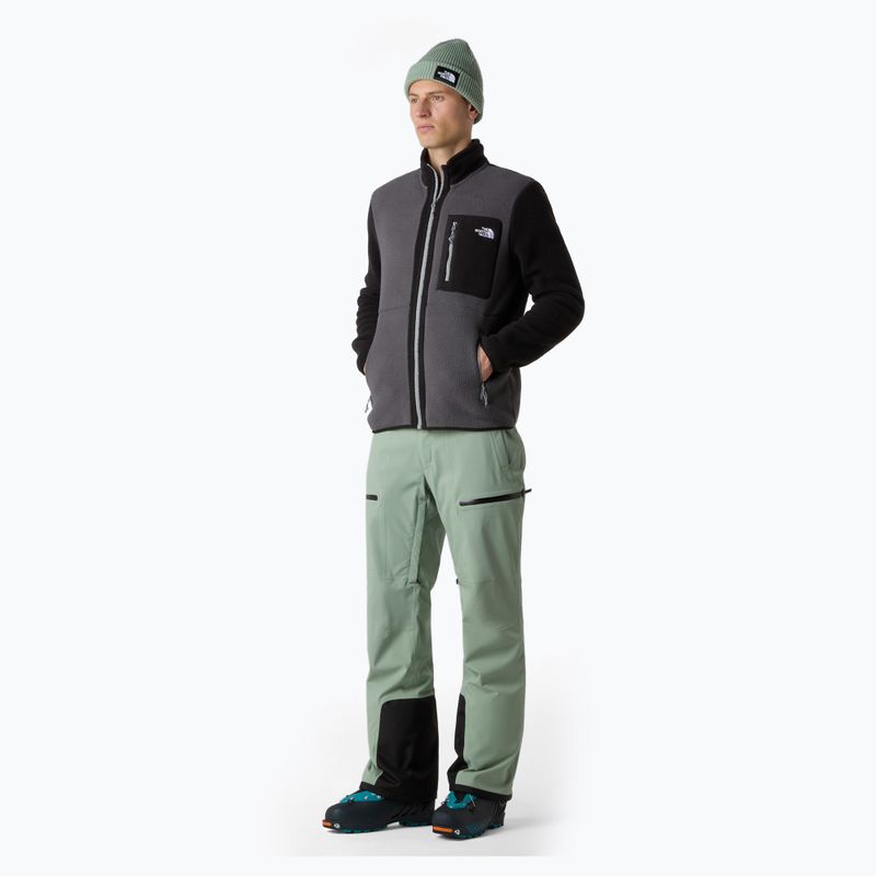 Férfi The North Face Yumiori Full Zip pulóver antracit szürke/fekete/monument szürke 2