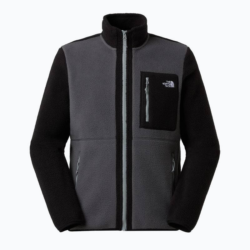 Férfi The North Face Yumiori Full Zip pulóver antracit szürke/fekete/monument szürke 5