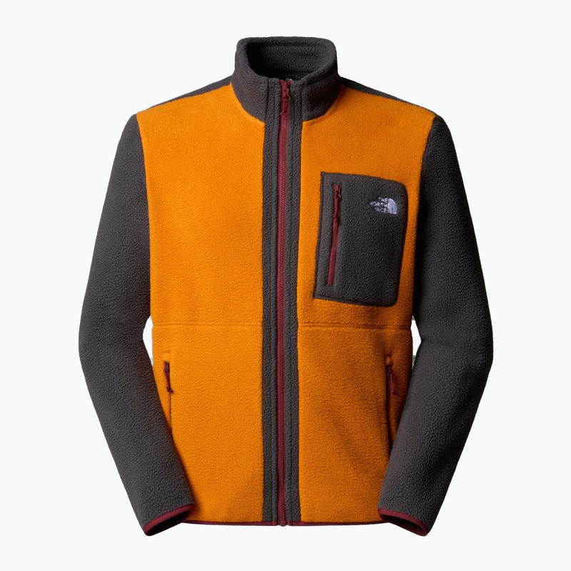 Férfi The North Face Yumiori Full Zip pulóver achát narancs/aszfalt szürke 5