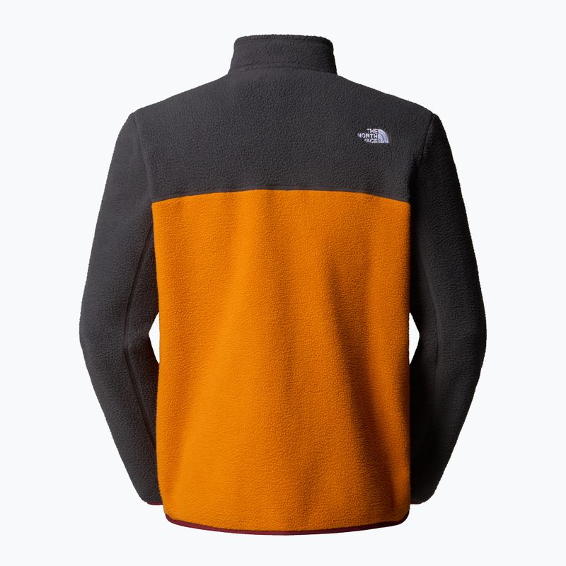 Férfi The North Face Yumiori Full Zip pulóver achát narancs/aszfalt szürke 6