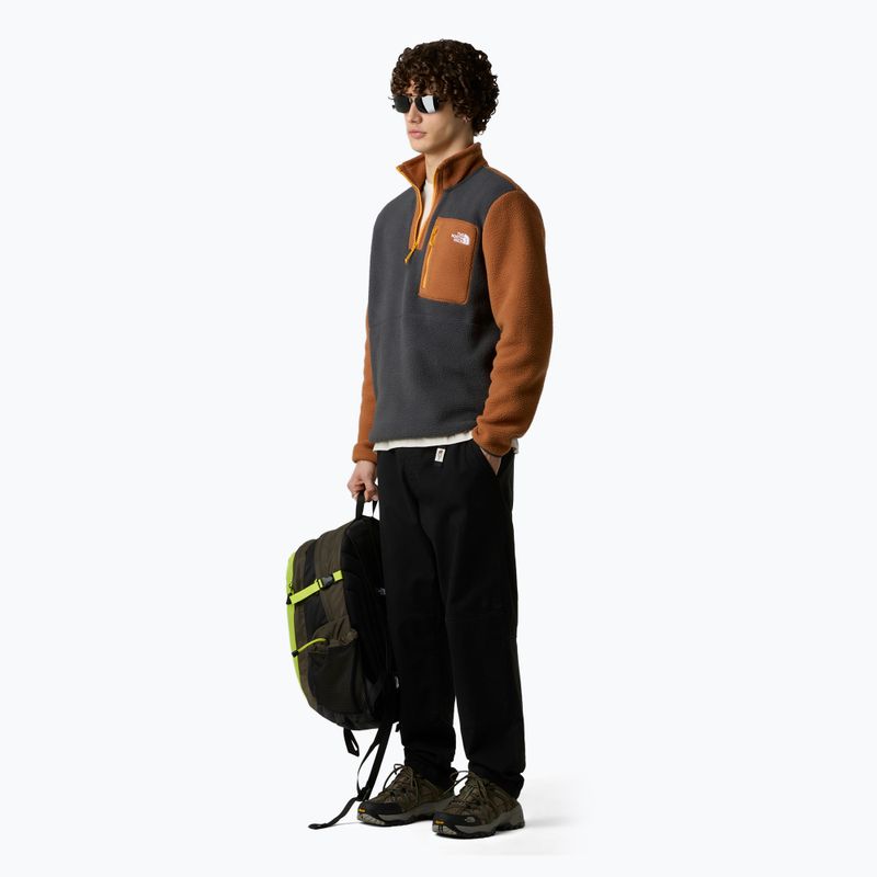 Férfi pulóver The North Face Yumiori 1/4 Zip aszfaltszürke/anyarany/szummitgold 2