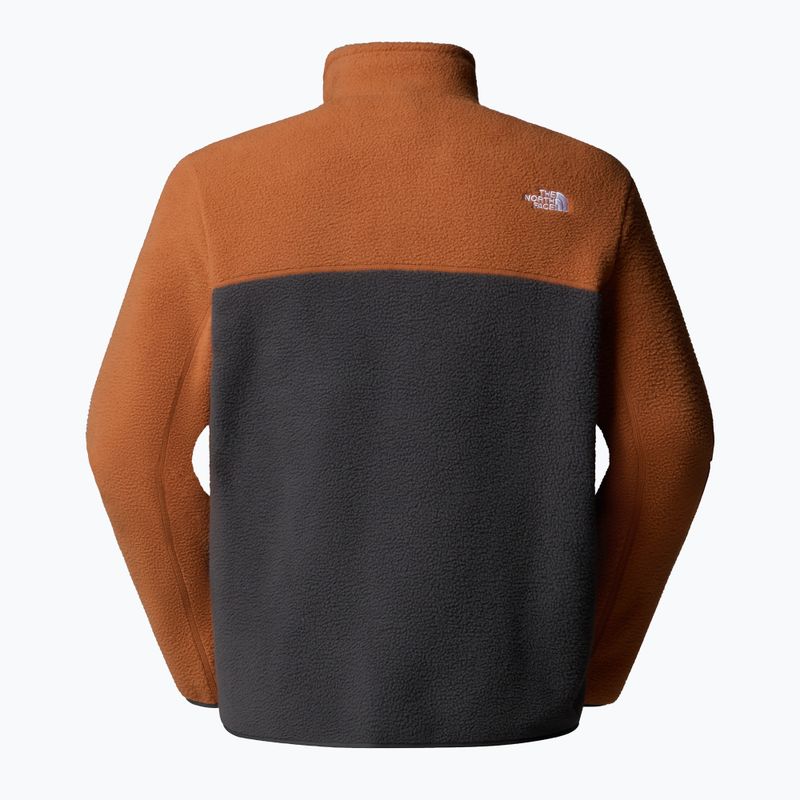 Férfi pulóver The North Face Yumiori 1/4 Zip aszfaltszürke/anyarany/szummitgold 5
