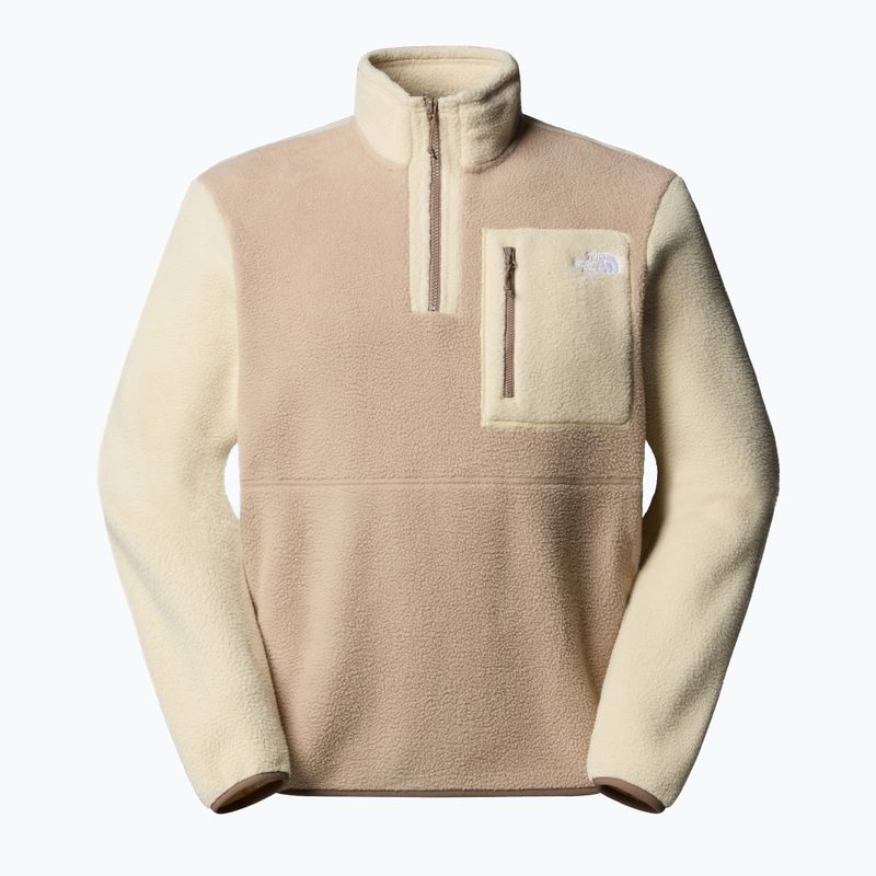 Férfi The North Face Yumiori 1/4 Zip pulóver gombaszürke/gravel/mokabarna 4