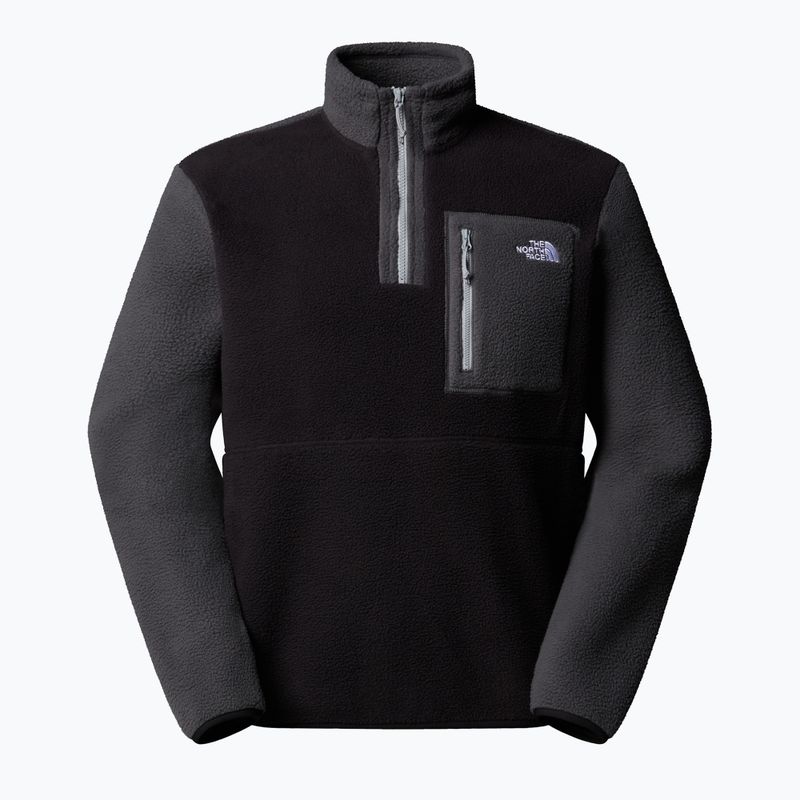 Férfi The North Face Yumiori 1/4 Zip pulóver fekete/aszfalt szürke/monument szürke 4