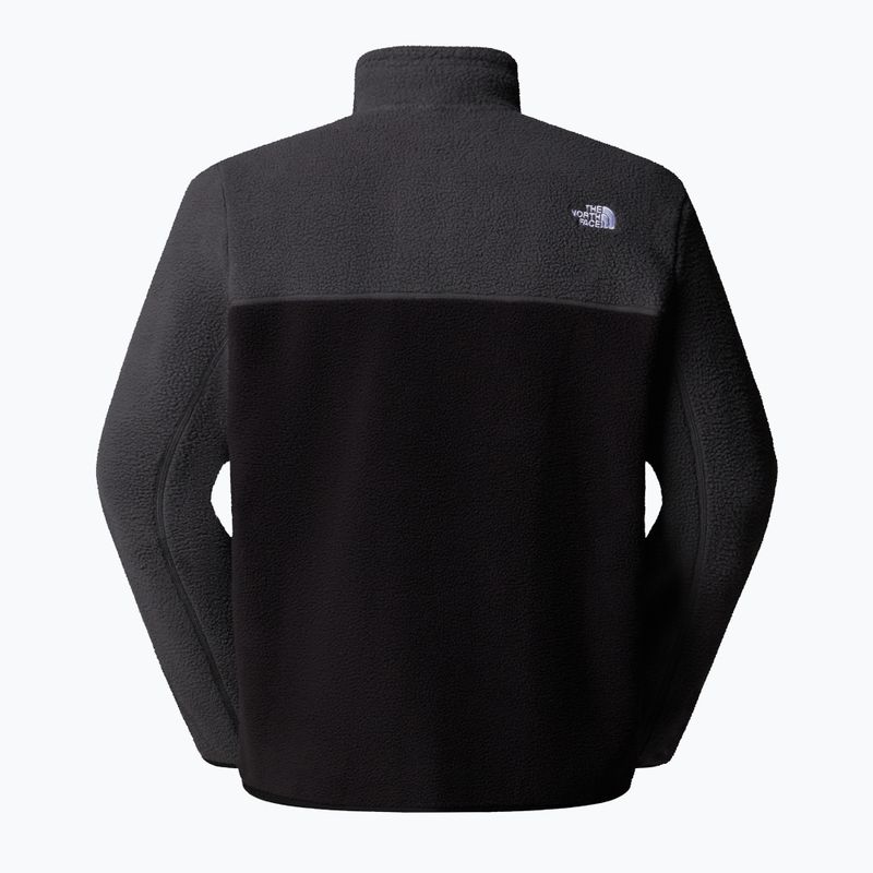 Férfi The North Face Yumiori 1/4 Zip pulóver fekete/aszfalt szürke/monument szürke 5