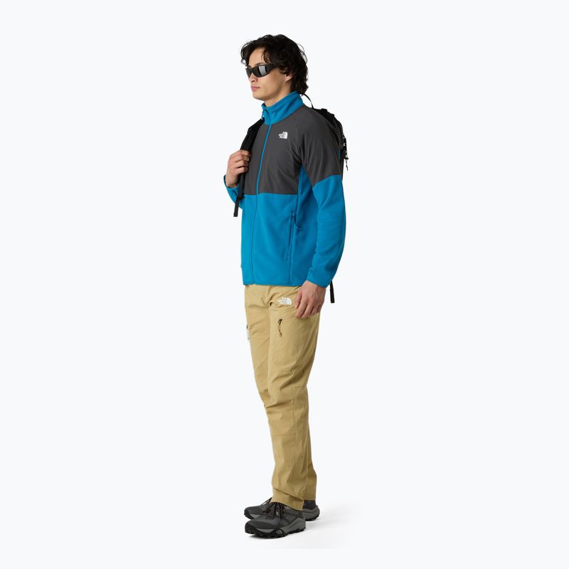 Férfi pulóver The North Face Glacier Heavyweight Full Zip alkonykék/aszfalt szürke 2