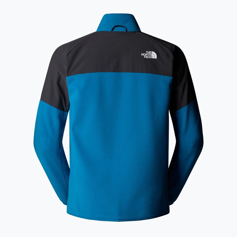 Férfi pulóver The North Face Glacier Heavyweight Full Zip alkonykék/aszfalt szürke 5
