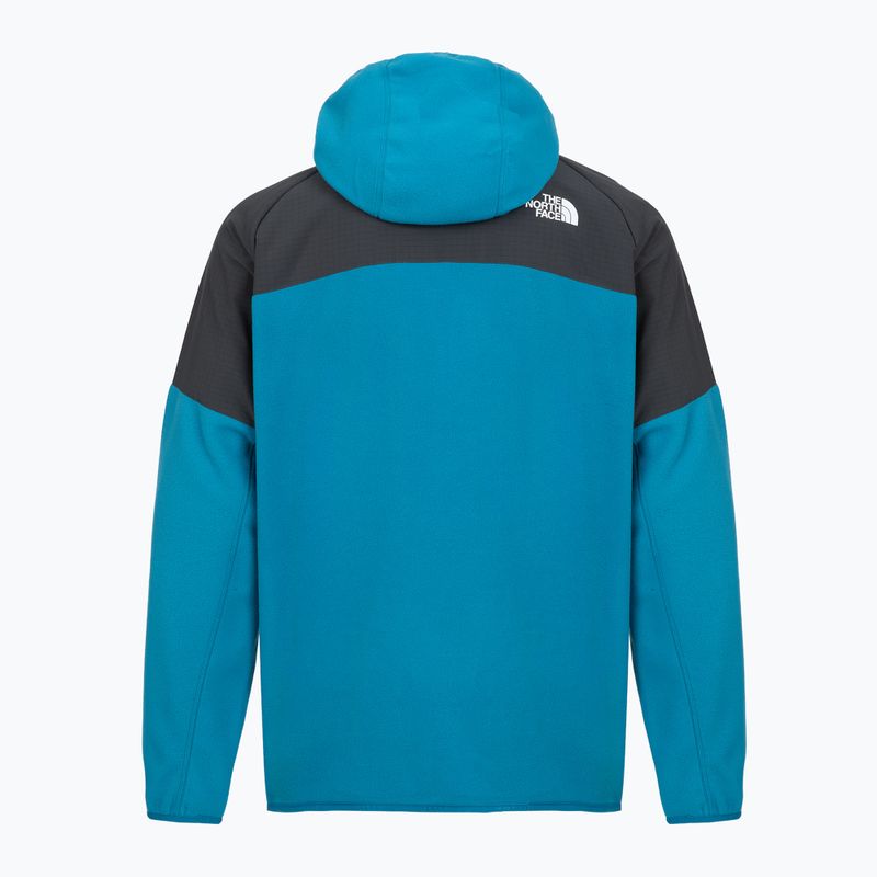 Férfi pulóver The North Face Glacier Heavyweight Full Zip HD alkonykék/aszfalt szürke 2