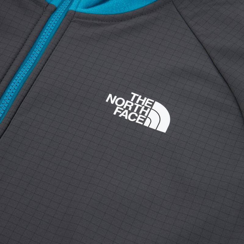 Férfi pulóver The North Face Glacier Heavyweight Full Zip HD alkonykék/aszfalt szürke 3