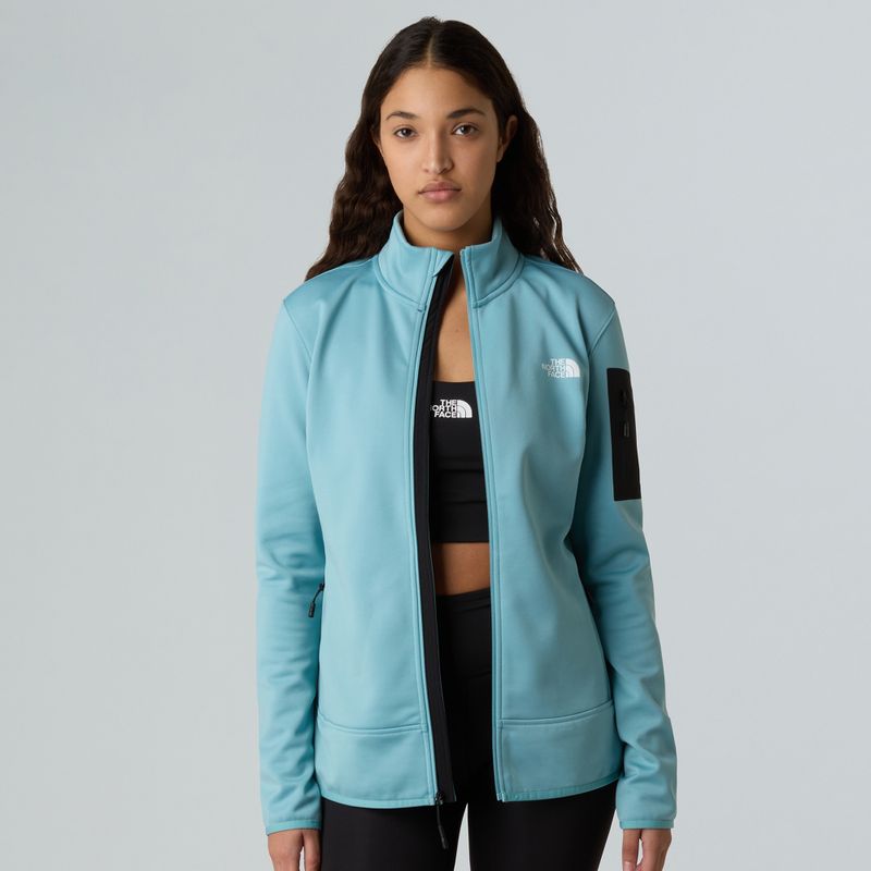 Női pulóver The North Face Mistyescape Fleece blue eclipse/fekete 4