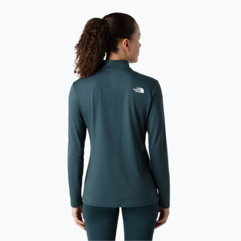 The North Face női Flex 1/4 Zip Slim mély ciprusfa póló 3