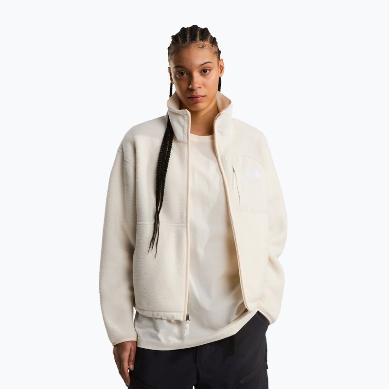 Női polár pulóver The North Face Yumiori Off Peak Full Zip white dune 4