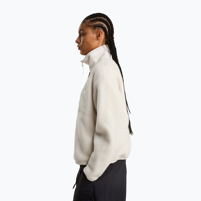 Női polár pulóver The North Face Yumiori Off Peak Full Zip white dune 5