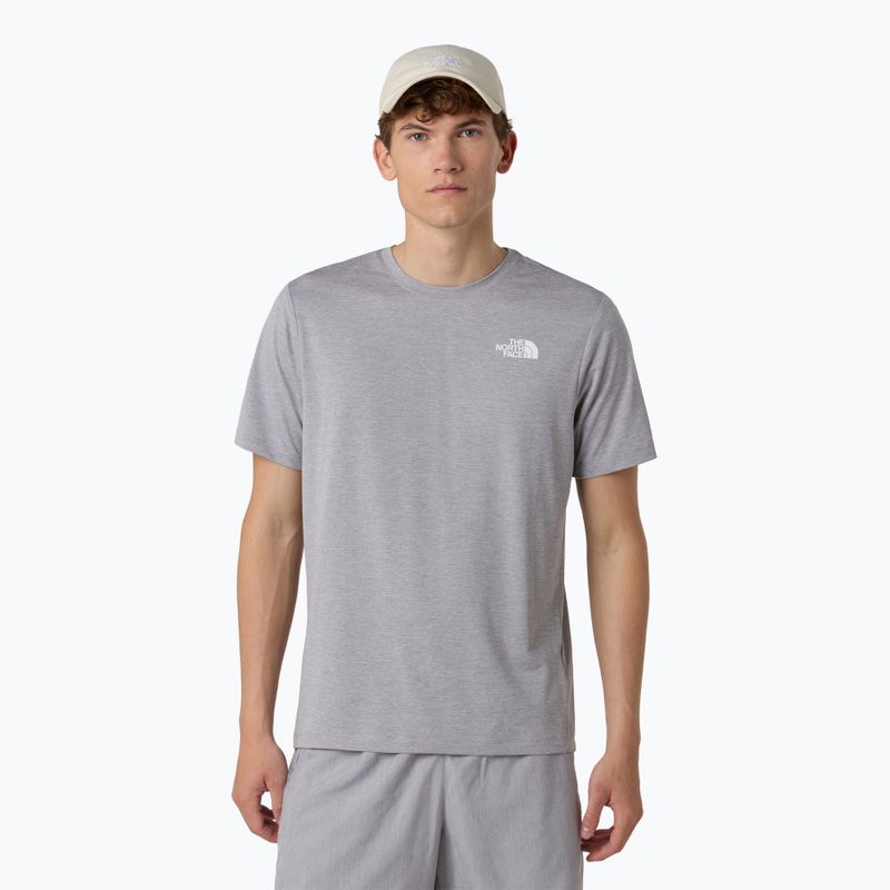 Férfi póló The North Face 24/7 Reg pale grey heather