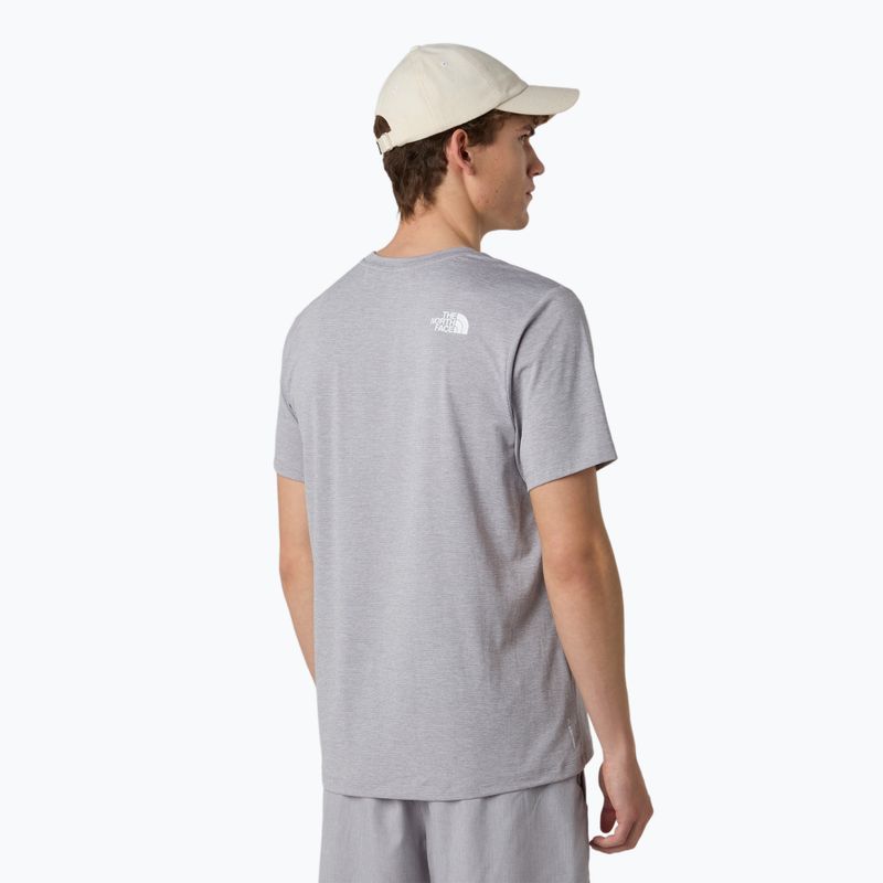 Férfi póló The North Face 24/7 Reg pale grey heather 3