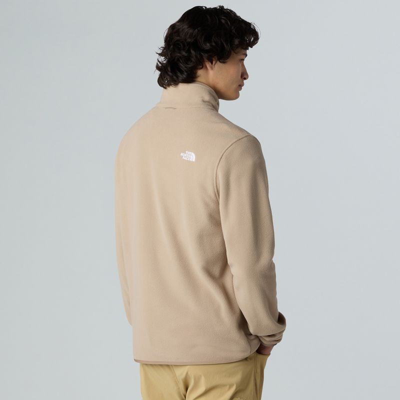 Férfi fleece pulóver The North Face Glacier Fleece gomba szürke 3