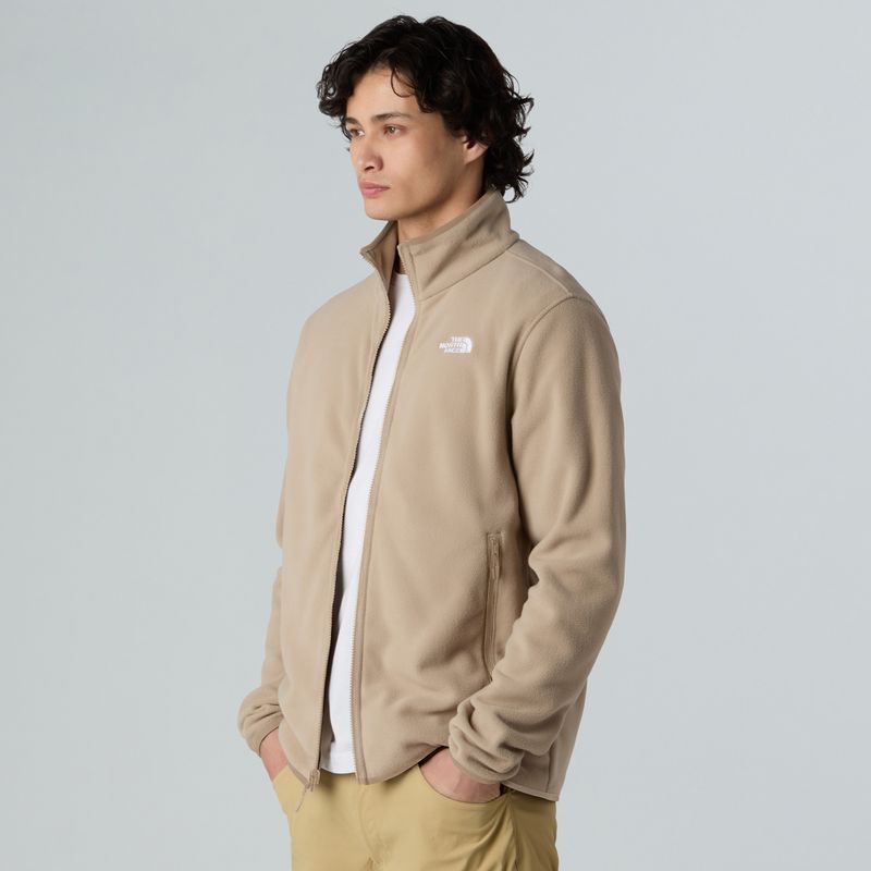Férfi fleece pulóver The North Face Glacier Fleece gomba szürke 4