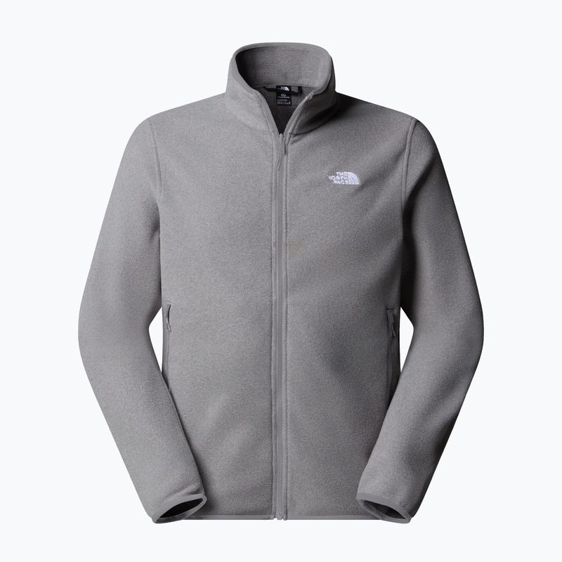 Férfi fleece pulóver The North Face Glacier Fleece középszürke szürke szőrzet 5