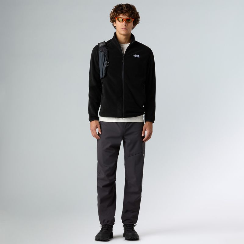 Férfi gyapjú pulóver The North Face Glacier Fleece fekete 2