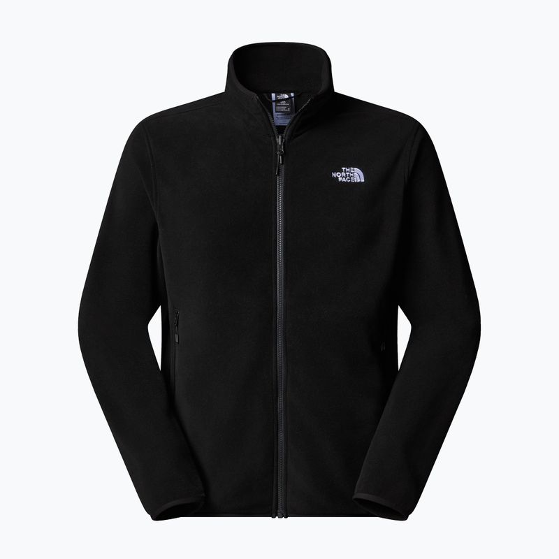 Férfi gyapjú pulóver The North Face Glacier Fleece fekete 5