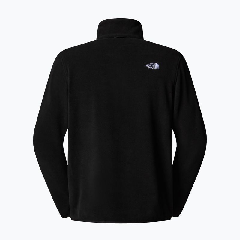 Férfi gyapjú pulóver The North Face Glacier Fleece fekete 6