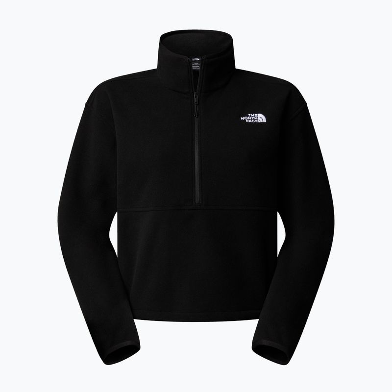 Női The North Face Glacier Fleece 1/2 Zip rövid fekete 4