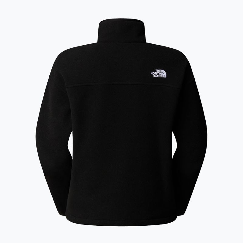 Női The North Face Glacier Fleece 1/2 Zip rövid fekete 5