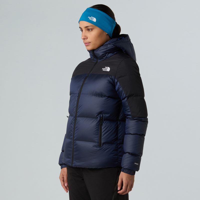 The North Face Diablo Down 2.0 kapucnis kombi kék/fekete női pehelykabát 4